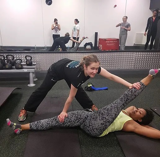 personal trainer and sports massage